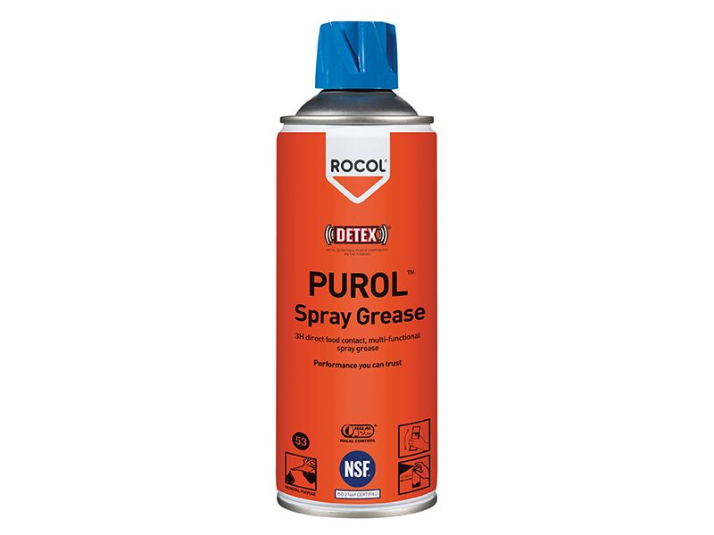 ROCOL PUROL Spray Grease, 400ml, Food Contact Safe