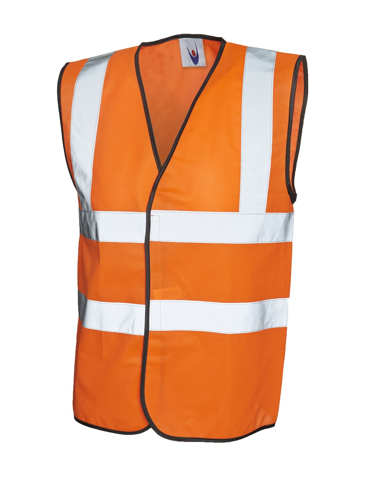 Uneek Unisex Sleeveless Hi-Vis Waistcoat - Orange - Size M