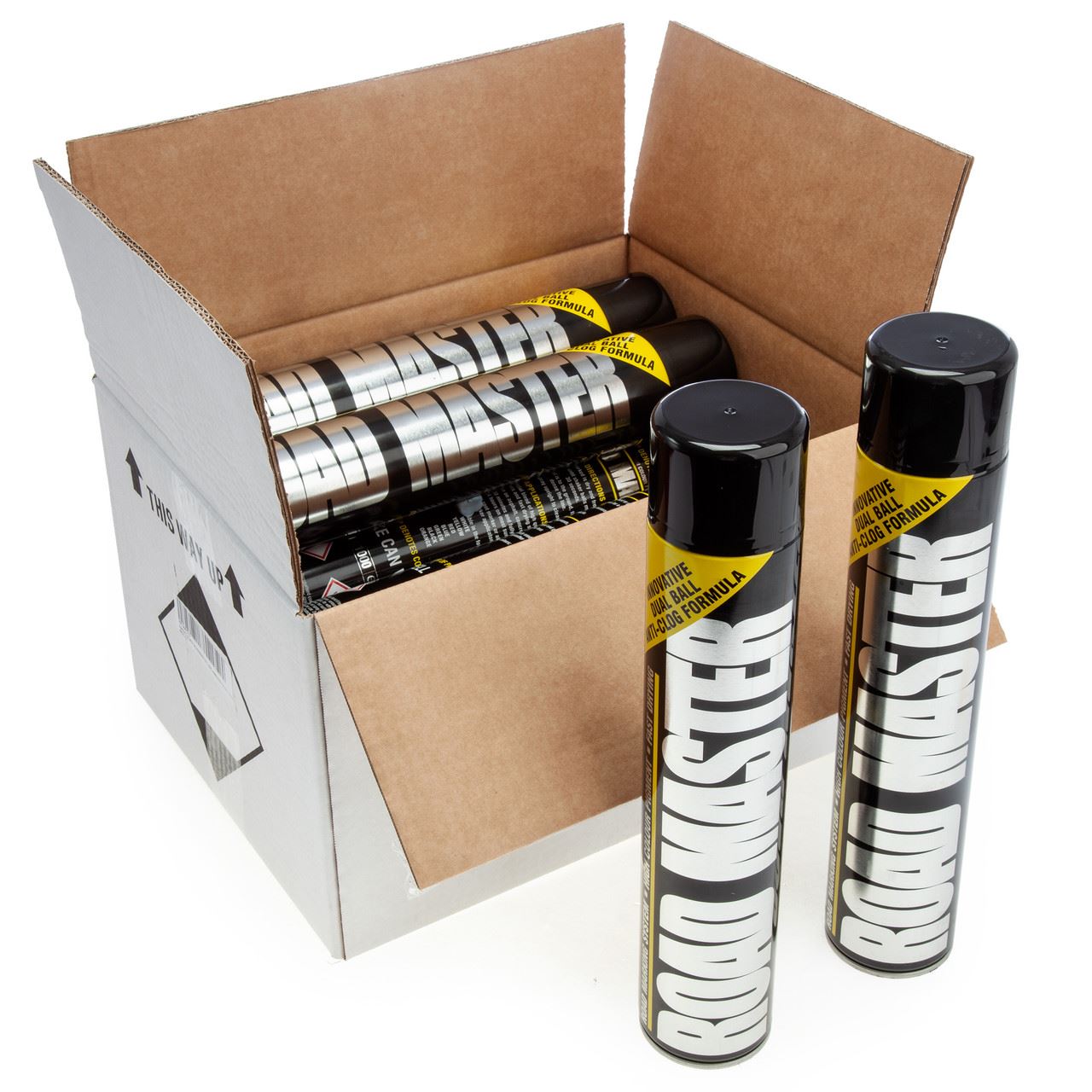 Roadmaster AARO12 Black Line Marking Paint, 750ml (Box of 12)