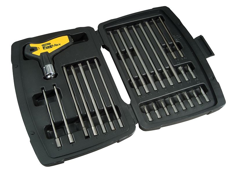 STANLEY® FatMax® T型手柄棘輪動力套筒組 27件套