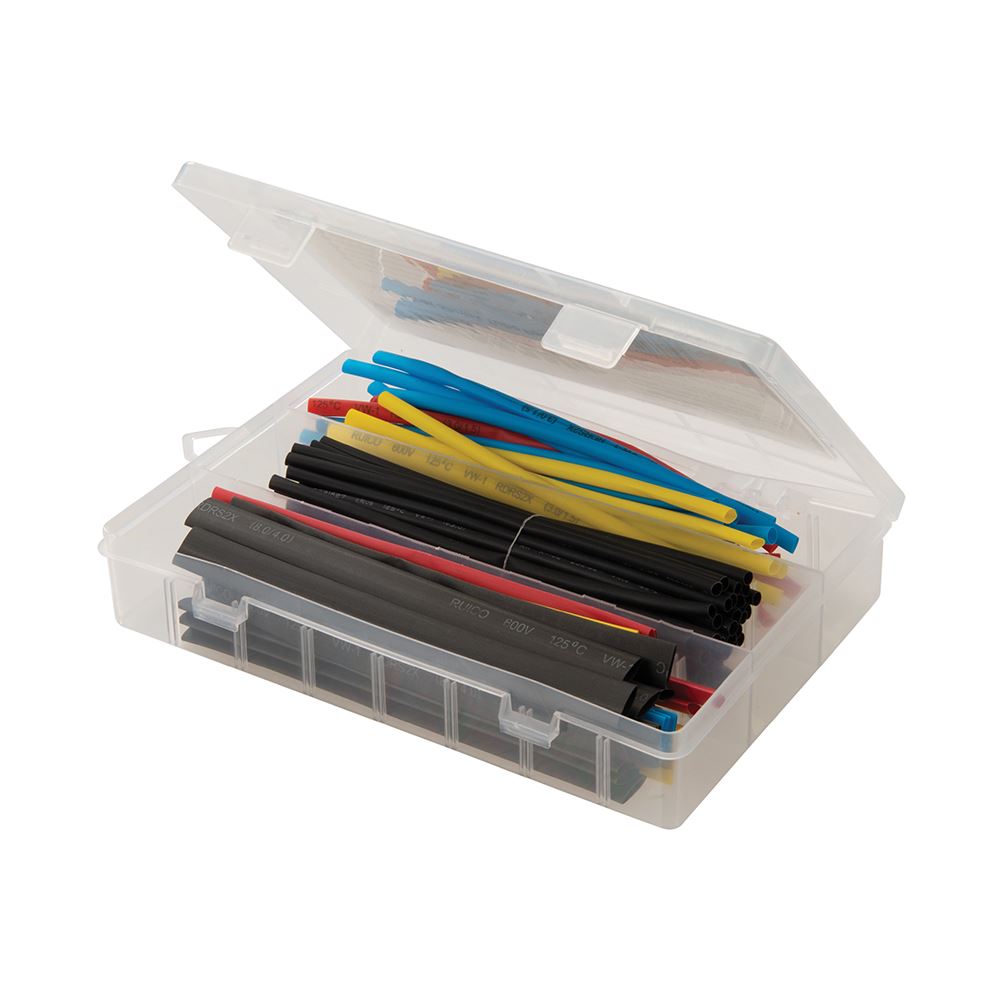 Fixman Heat Shrink Tube Kit, 95 Pcs, Various Colours & Sizes