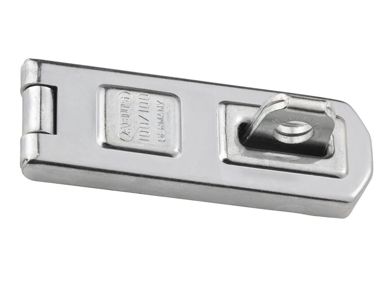 ABUS 100/100 Hasp & Staple, Steel, 100mm
