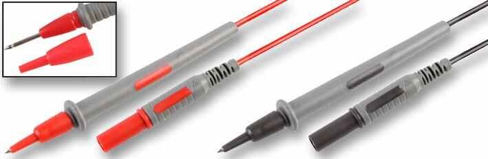 TENMA 10A 4mm Banaanstekker naar Testnaald Set, 0.5m