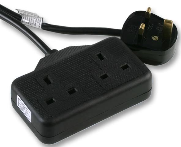 PRO ELEC Sreang Síneadh Leictreach 2-Ghang, 5m, Dubh
