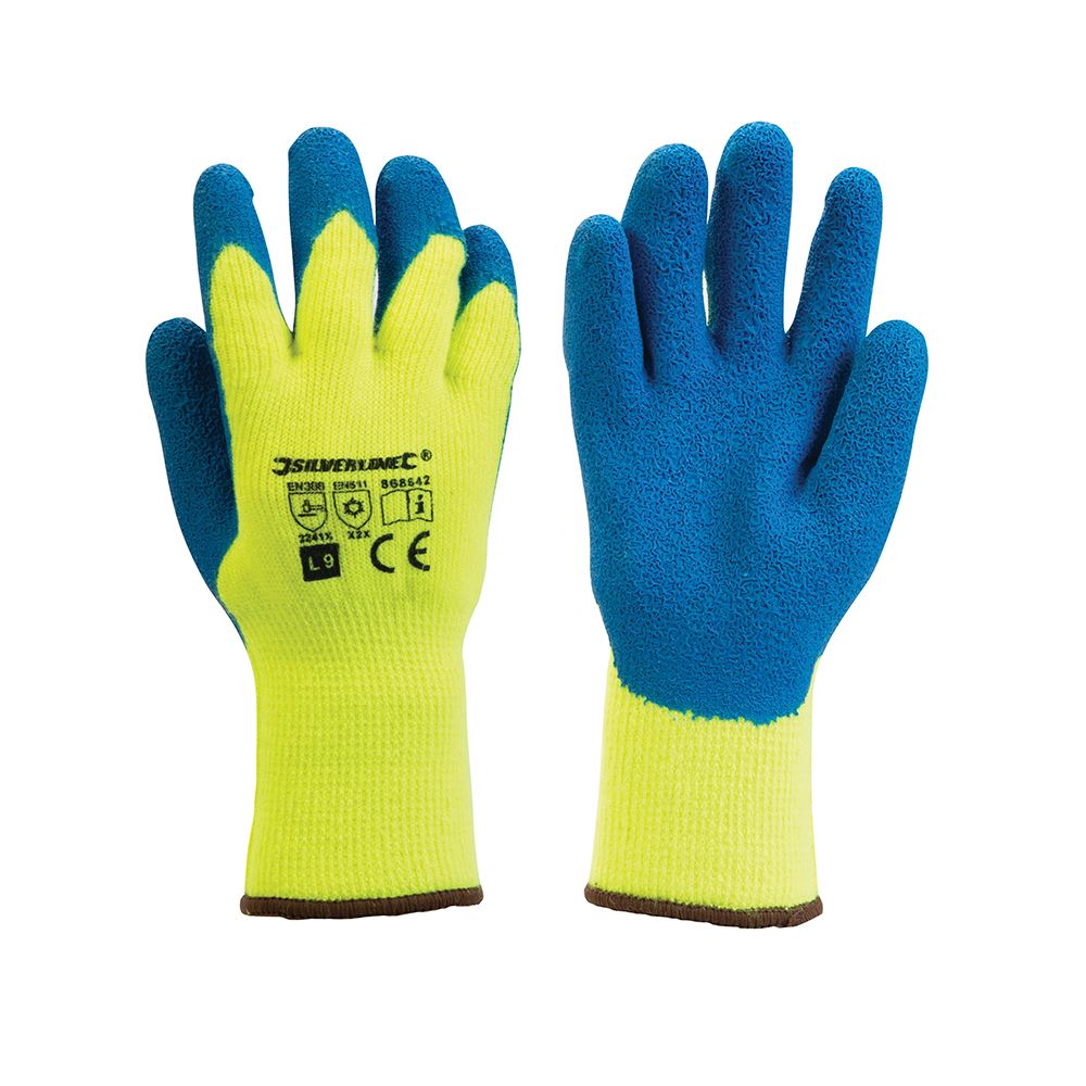 Silverline Guantes Térmicos para Construcción Talla L