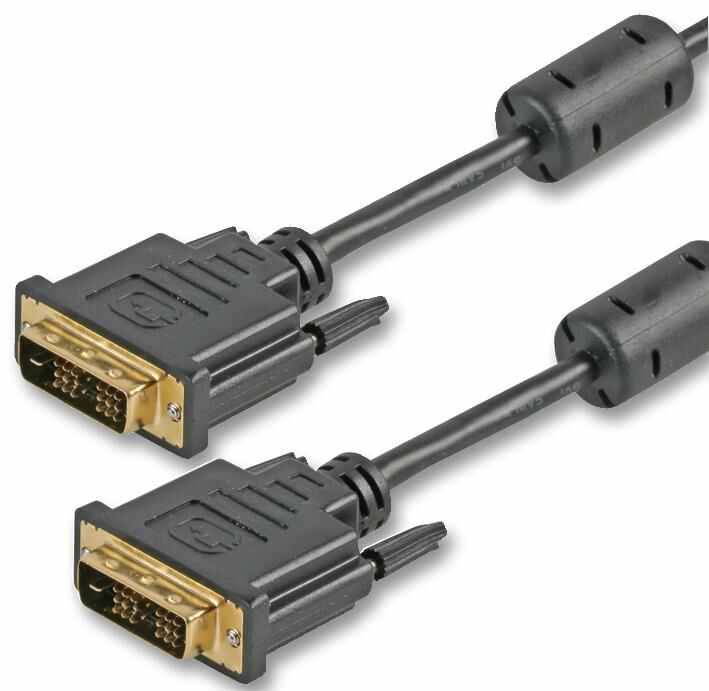 PRO SIGNAL DVI-D Single Link Male to Male Cable, 10m Black