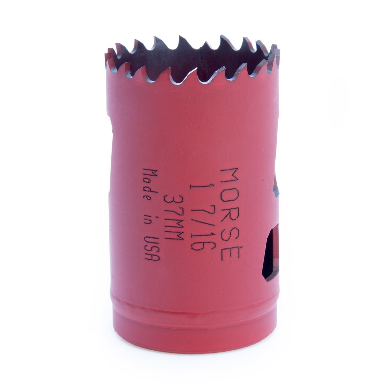 Morse MHS23 Bi-Metal Hole Saw, 37mm with Red Coating