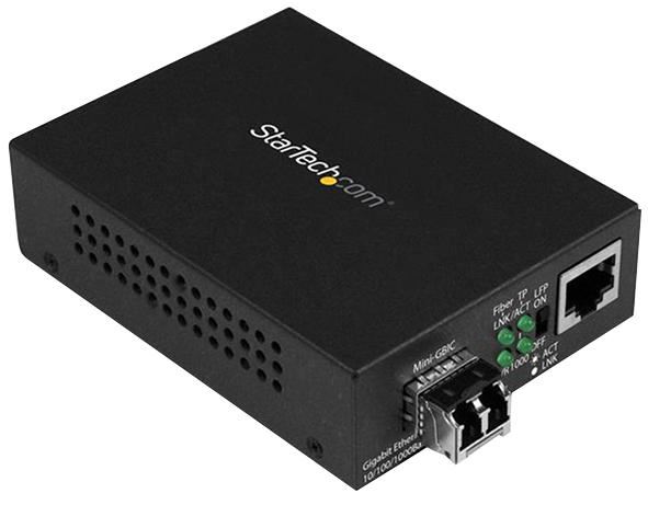 STARTECH Kompakter Gigabit-Ethernet-MM-Fiber-Media-Converter 850nm, LC 550m
