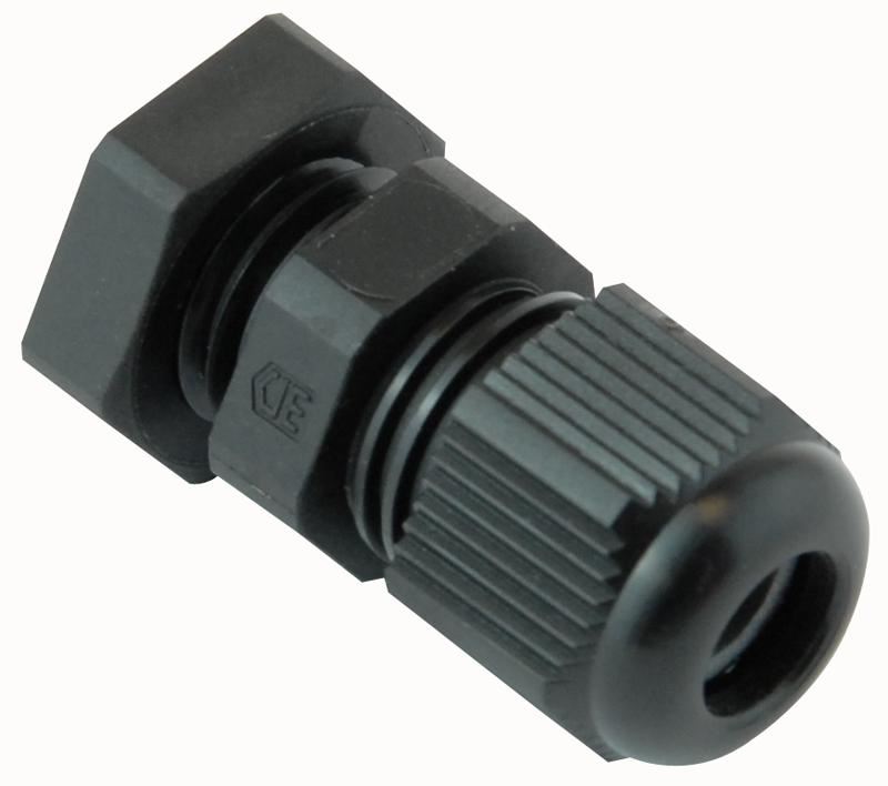 HYLEC Glande de câble étanche IP68 nylon M12, 6mm noir