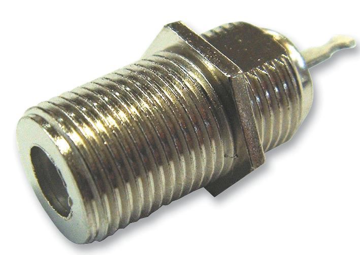 TE CONNECTIVITY Presa Bulkhead Tipo F, 75 Ohm