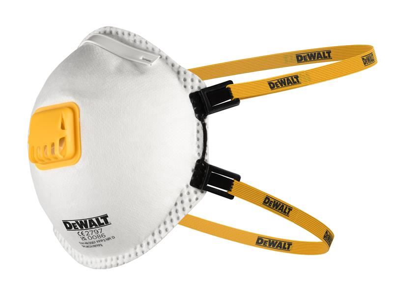 DEWALT FFP2 拋棄式防塵口罩 (10個裝)