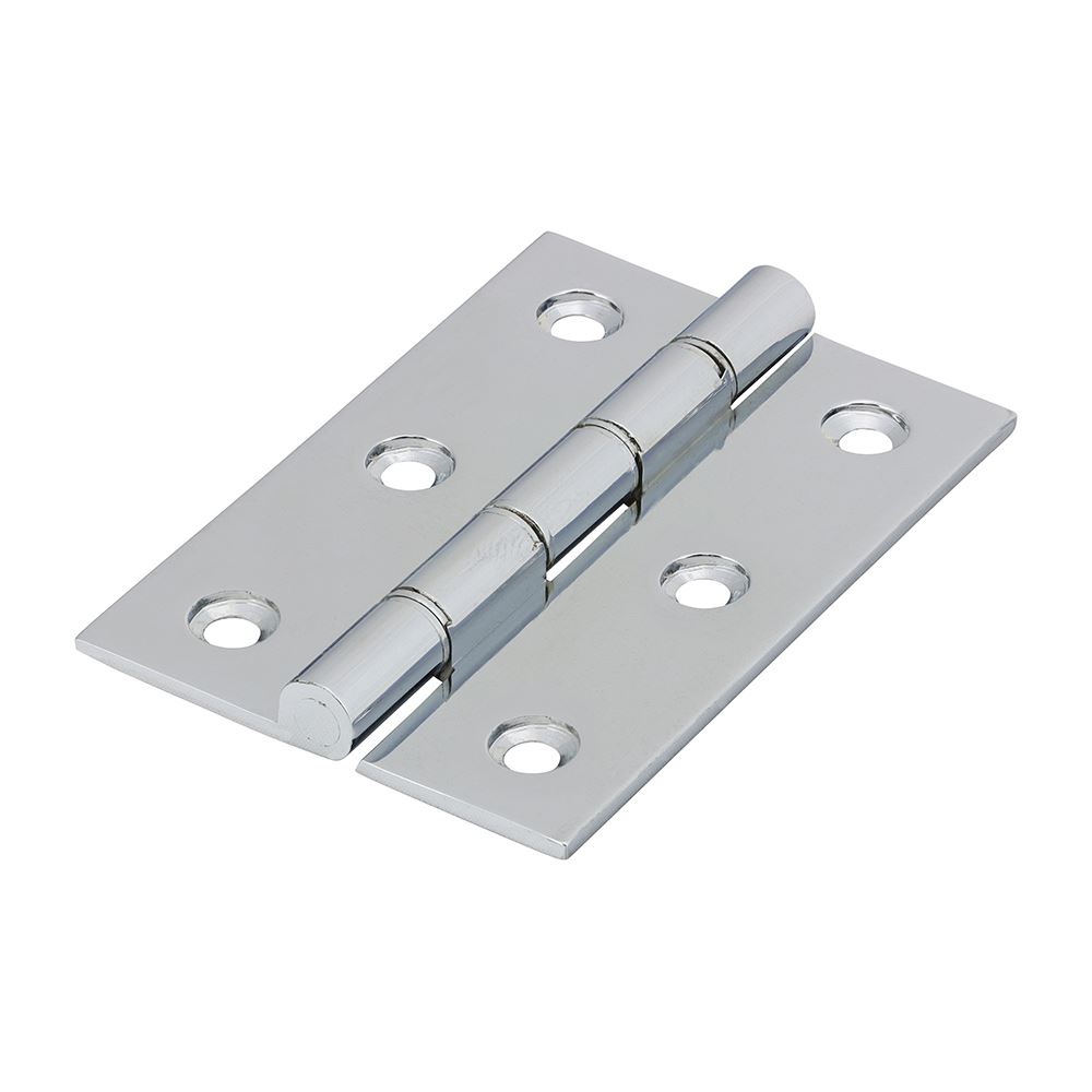 Charnières doubles en laiton à rondelles TIMCO, 76 x 50 mm (paquet de 2)