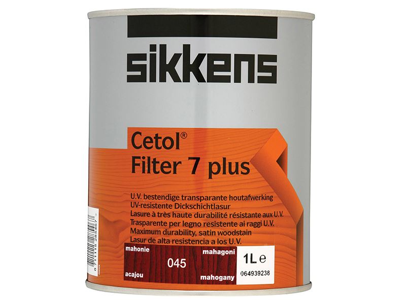 Sikkens - Cetol Filter 7 Plus Pewarna Kayu Translusen Warna Mahoni 1 Liter