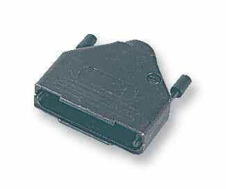 MH CONNECTORS - Pelindung D-sub, Logam, Hitam, Kemasukan Atas, 9 Way (DTZK9-BK)