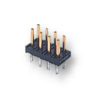 MOLEX - Connecteur vertical 2 rangées, 16 voies, or plaqué