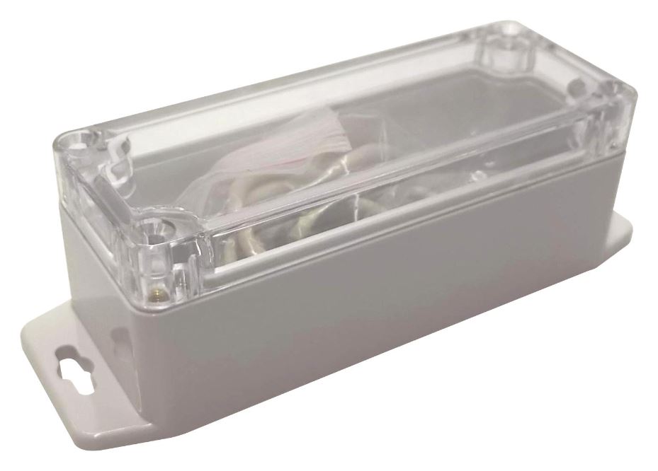 MULTICOMP PRO IP65 Polycarbonate Enclosure, 35x90x35mm, Clear Lid
