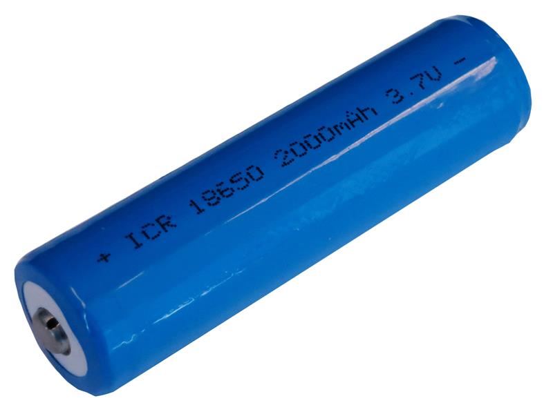 Lighthouse Oplaadbare Li-ion Batterij 3.7V 2000mAh 18650