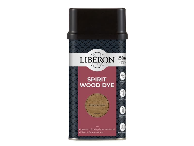 Liberon Spirit Wood Dye - Antique Pine, 250ml