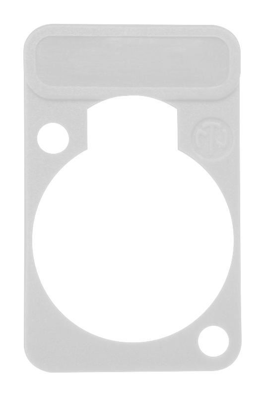 NEUTRIK Placa frontal D-sub para etherCON, Blanca