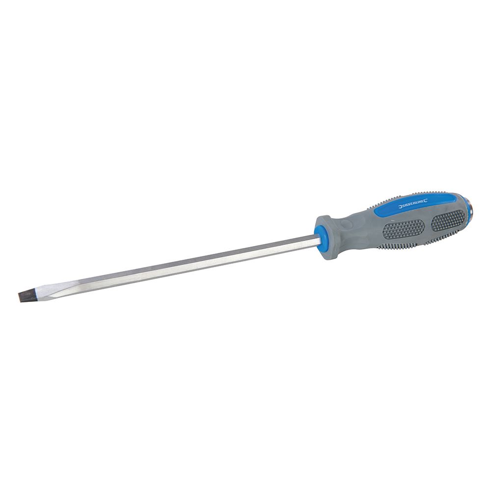 Silverline Schlitzschraubendreher mit Schlagkappe 8 x 200mm