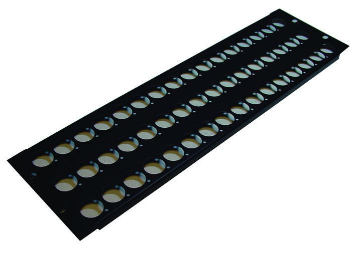 PENN ELCOM - Panel Rak 19″ 48 Lubang untuk Penyambung Siri D - 3U