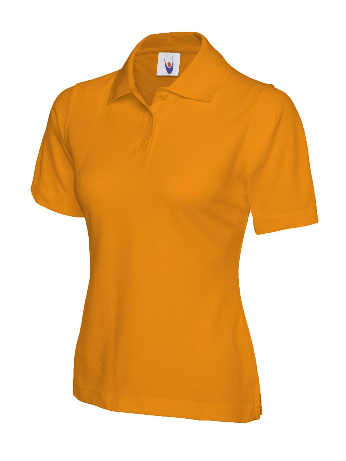 Uneek Women's Classic Polo Shirt - Polyester/Cotton Blend - Orange 4XL