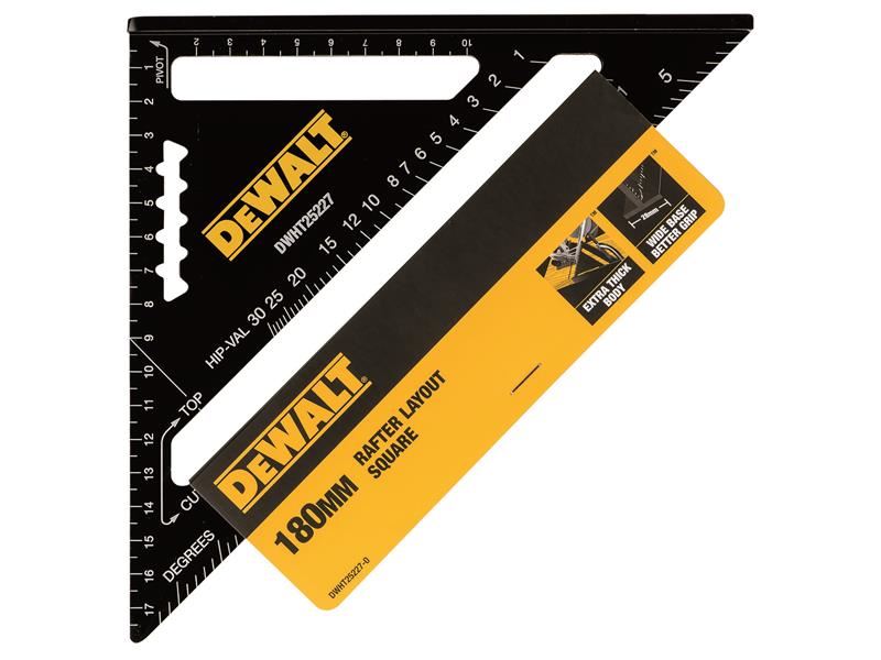 DEWALT Squadra Metrica in Alluminio, 18cm