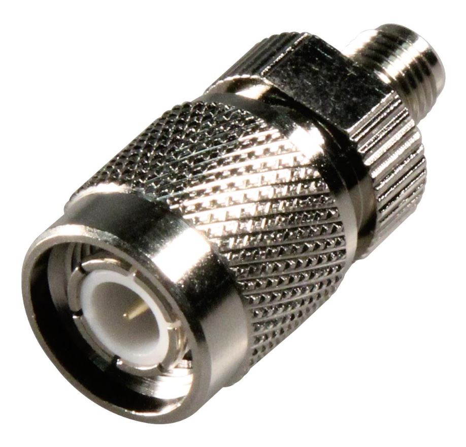 MULTICOMP PRO SMA 插頭轉 TNC 插頭適配器, 50 歐姆, 鍍鎳黃銅外殼