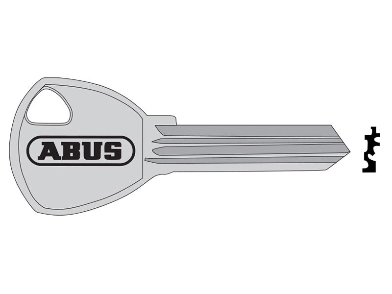 ABUS Schlüsselrohling 80TI/40+45+50+60 für Sicherheitsschlösser