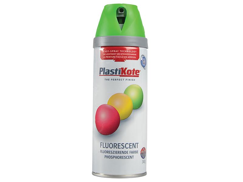 PlastiKote - Twist & Spray Hijau Fluoresen 400ml