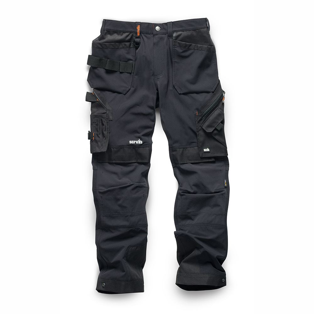 Scruffs Pro Flex Plus Holster Trousers, Noir, 34R