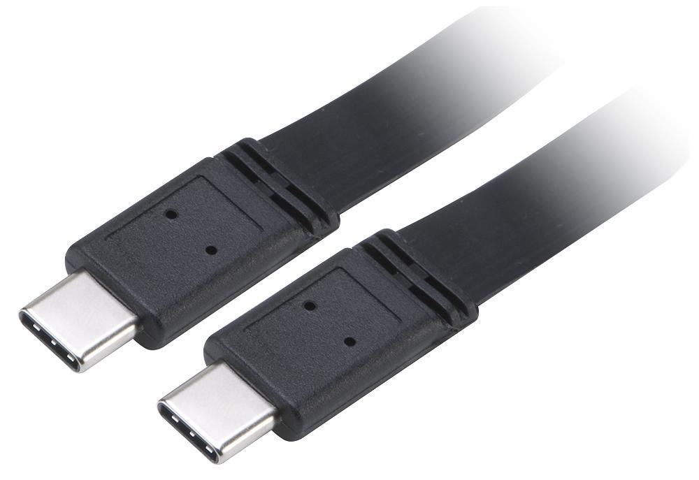 AKASA Cavo USB 3.1 Gen 2 Type-C Super Slim, 1m