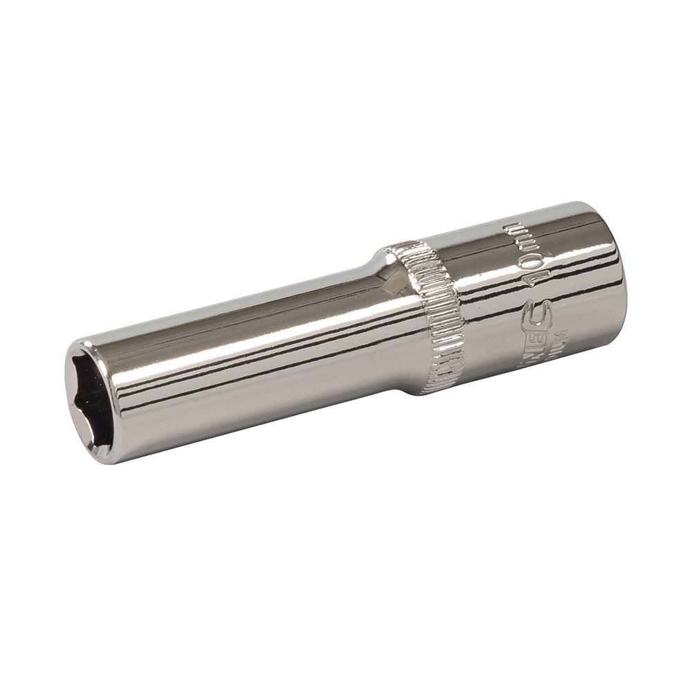 Silverline 3/8 Drive Deep 6-Point Metric Socket - 10mm