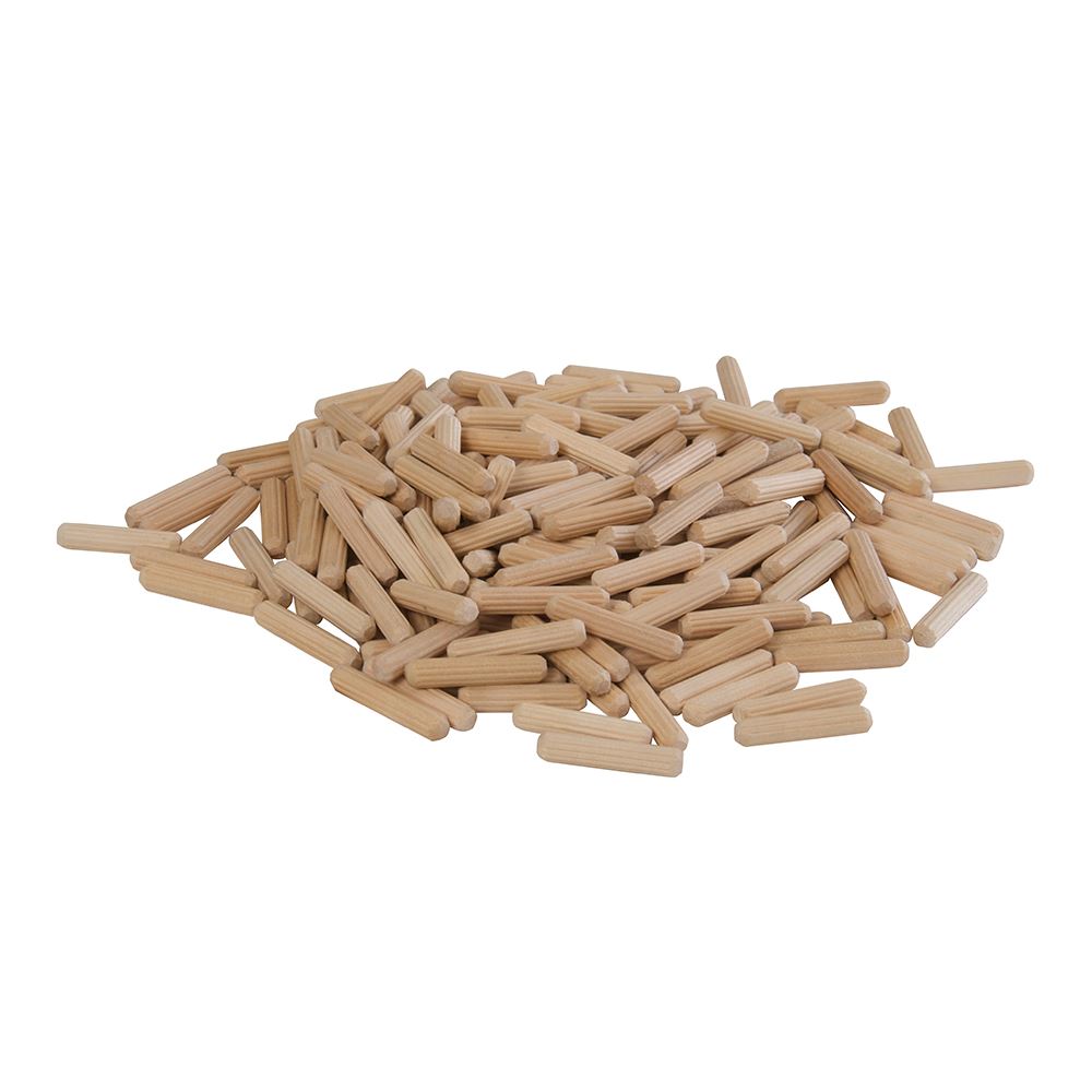 Silverline 6x30mm Birchwood Dowel Pins, 200pk