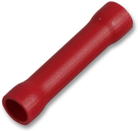 PRO POWER Butt Splice Terminals Red 19A, 100 Pack