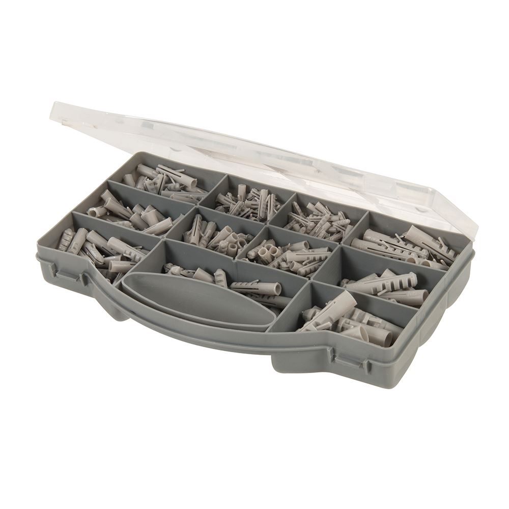 Fixman Pack de Tacos para Pared - 330pz, Nylon de Alta Resistencia