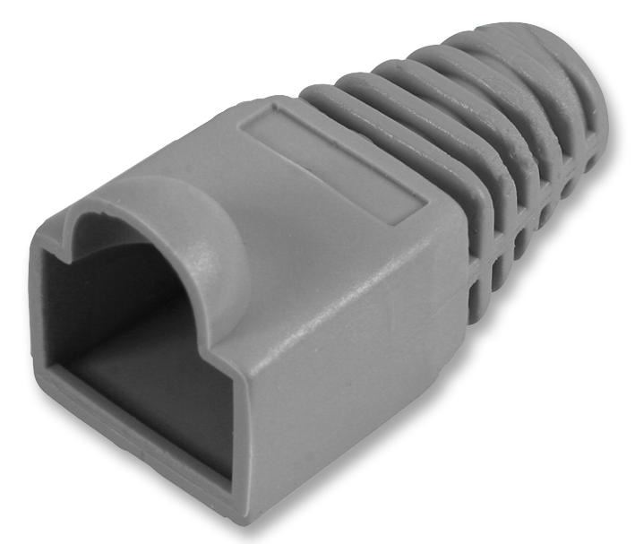 PRO POWER Funda de Alivio de Tensión 5mm Gris, Pack de 10