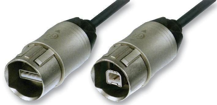 NEUTRIK USB-Patchkabel, abgedichtet, 3m