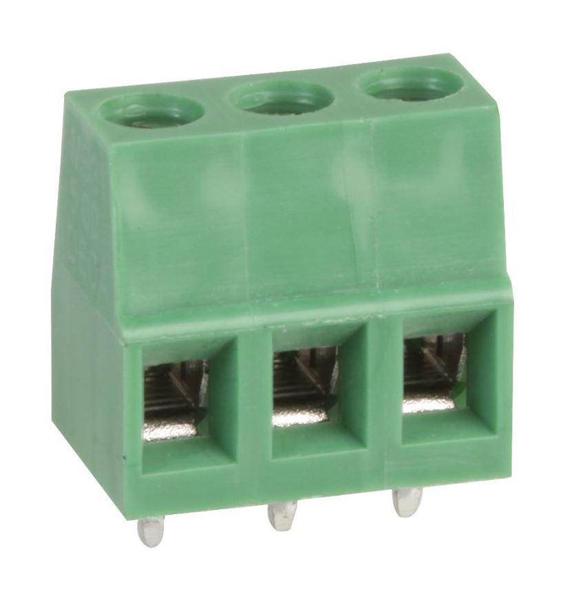 MULTICOMP PRO Connecteur à vis 3 voies 5mm pour PCB, 16A