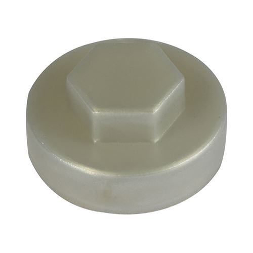 Timco Hex Head Cover Caps, Metallic Silver, 16mm (Pack of 1000)