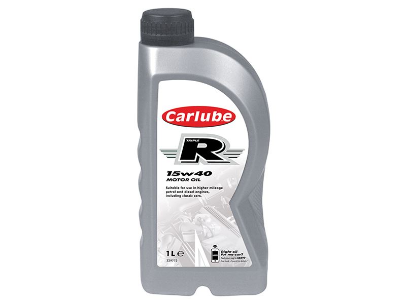 Carlube Triple R 15W-40 High Mileage Motorolie, 1 Liter