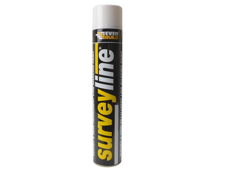 Everbuild Sika Survey Line Marker Spray - White, 700ml