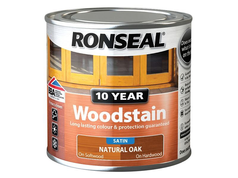 Ronseal 10 Jaar Houtbeits, Naturel Eiken, 250ml