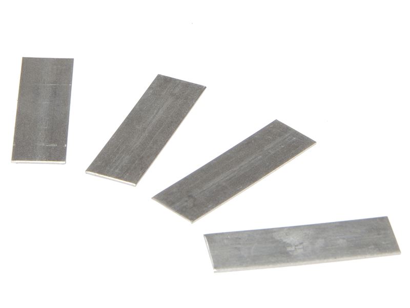 ALM Manufacturing GH005 Aluminium Lap Strips, 40x12mm, Pack of 50