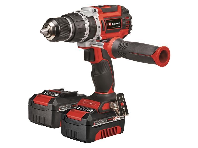 Einhell TP-CD 18/60 Li-i BL Συνδυαστικό Τρυπάνι, 18V, 2 x 4.0Ah Li-ion