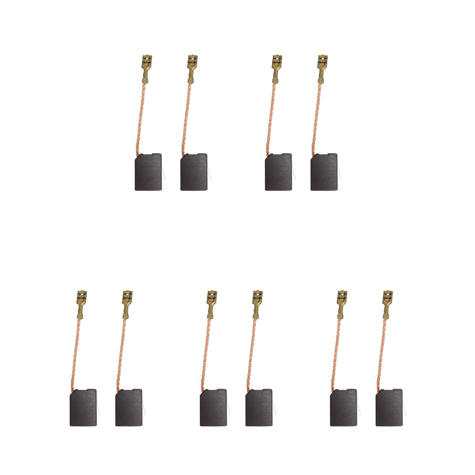 5 Juegos de 2x Escobillas de Carbono Felissati A20 (6,2 x 16 x 21mm)