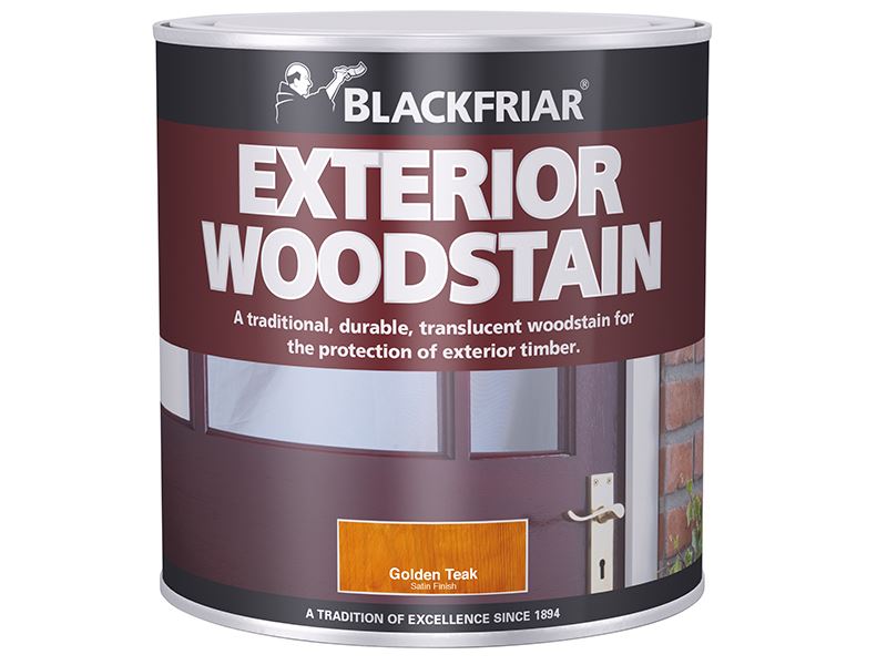 Blackfriar Traditional Exterior Woodstain - Rich Mahogany, 1 Litre