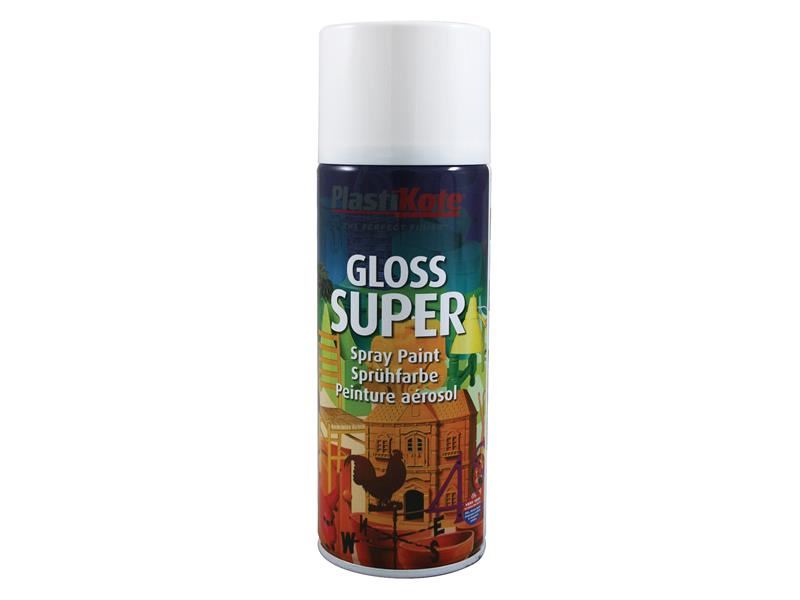 PlastiKote - Glanz Super Spray Weiß RAL 9016 400ml