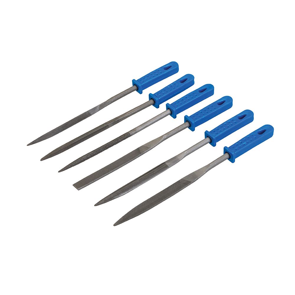 Silverline Warding File Set, 6pc, 100mm