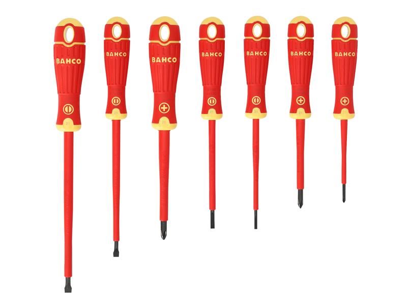 Bahco Set Cacciaviti Isolati BAHCOFIT, 7 Pezzi, 1000V